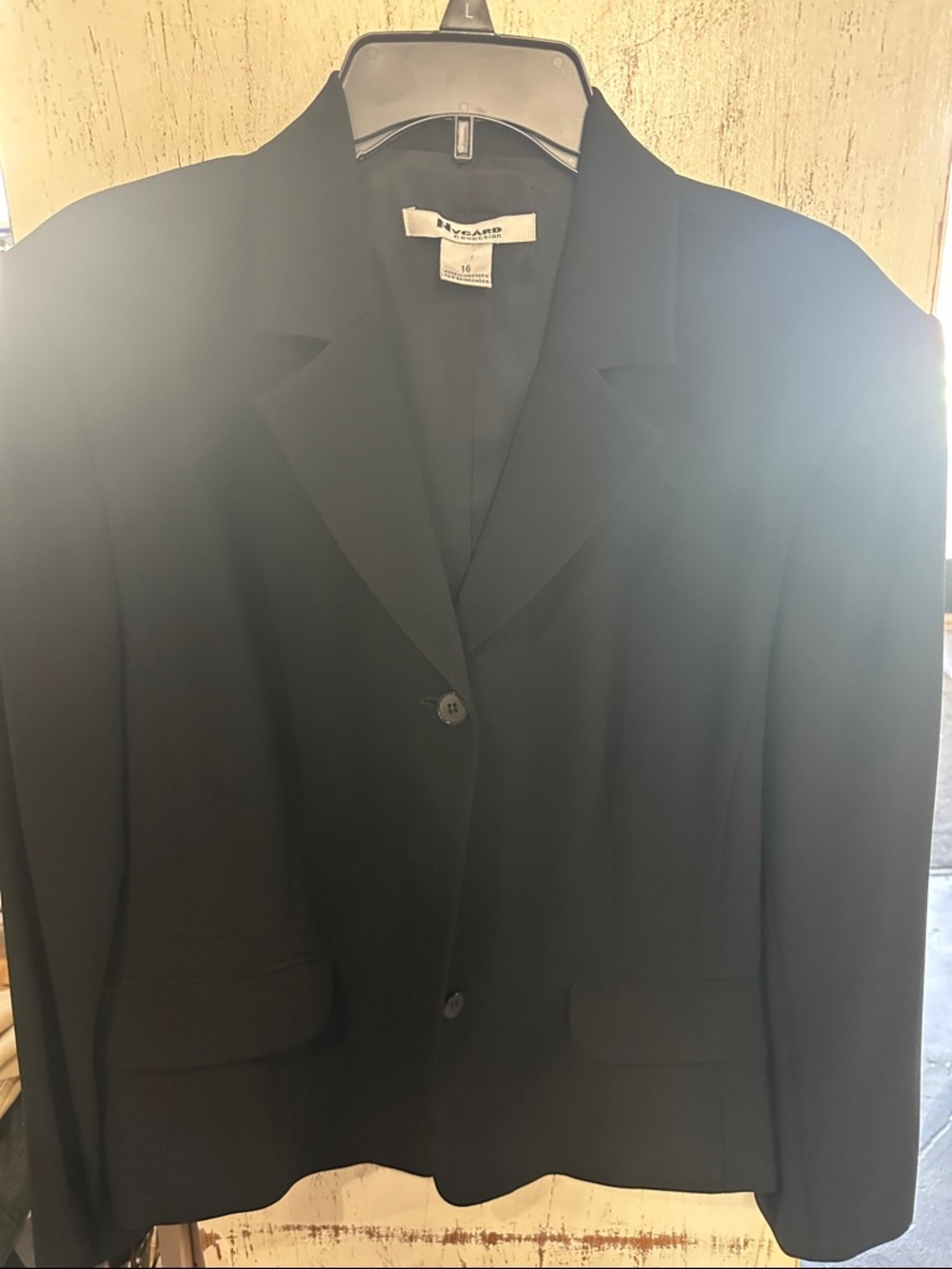 Peter Nygard Black Jacket and skirt set